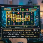 7Slots platformasında Megaways mexanikasına malik slot maşınlarının ödəniş xətlərinin hesablanması qaydası